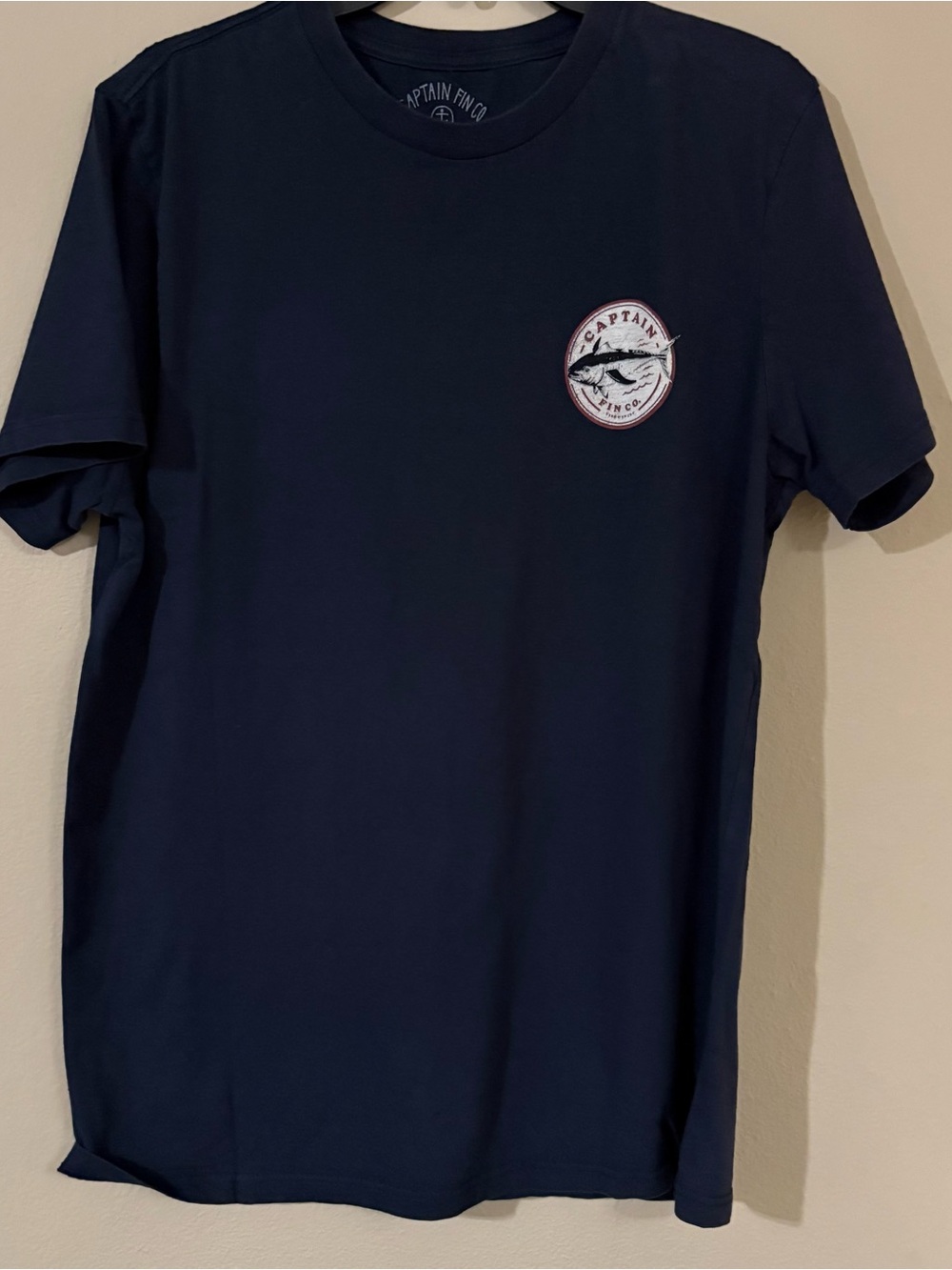 Captain Fin Co. Tuna Graphic Tee - Navy Blue Surf & Fishing Vibe